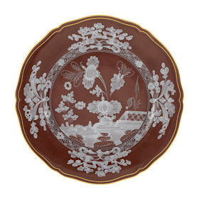 Citrine-yellow porcelain charger plate | GINORI 1735