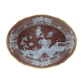 Oval platter Aurum | Oriente Italiano | GINORI 1735