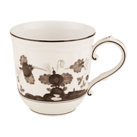 Citrine yellow mug in porcelain | GINORI 1735