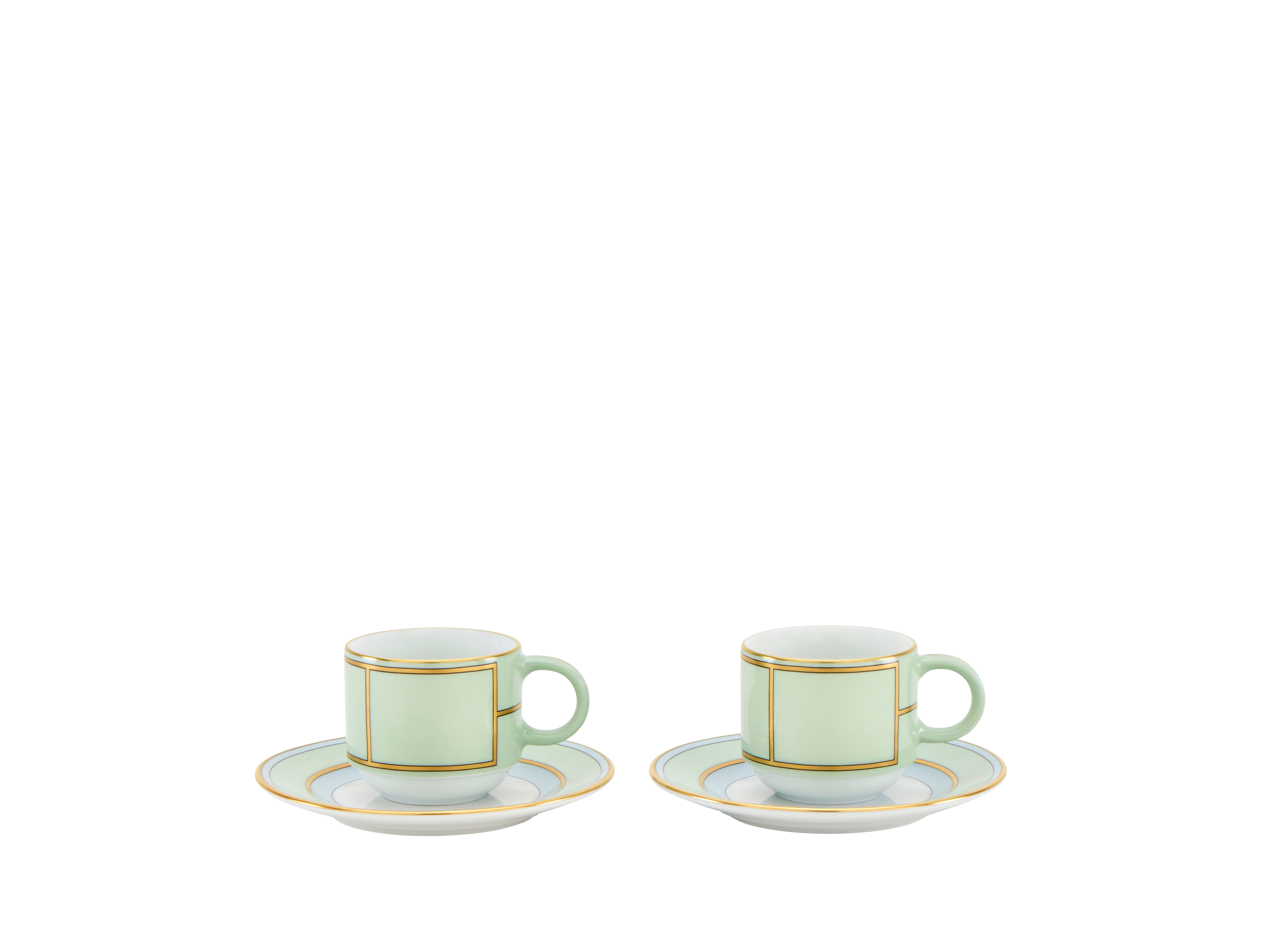 Green Coffee Set for 2 | Diva