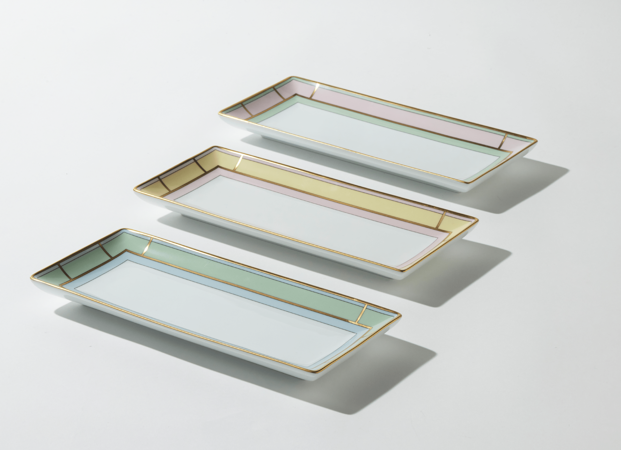 Green Rectangular Change Tray | Diva | GINORI 1735