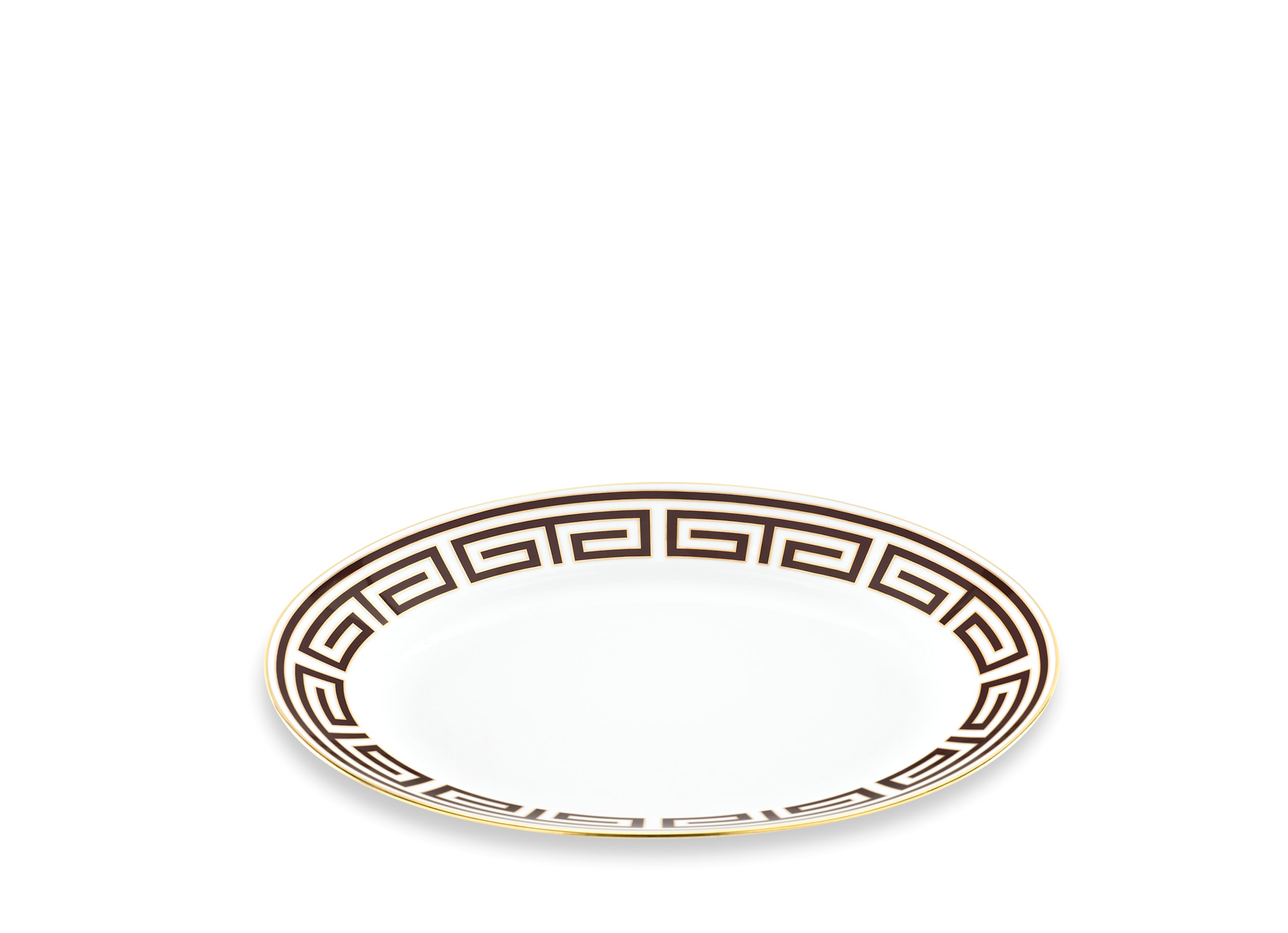 Plat Vide-poches Richard Ginori Gio Ponti Labyrinthe Ébène - 30cm, Porcelaine, Neuf