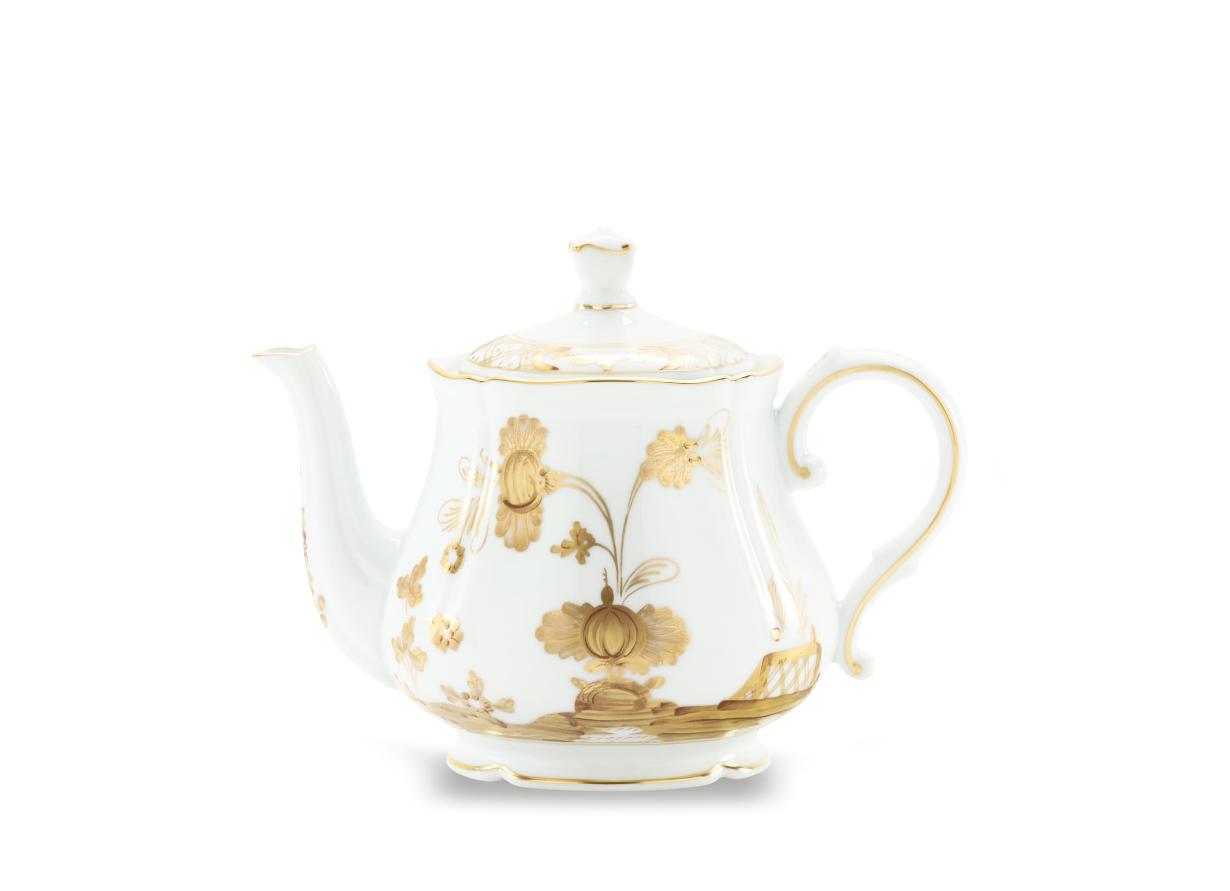 Aurum White Teapot | Oriente Italiano | GINORI 1735