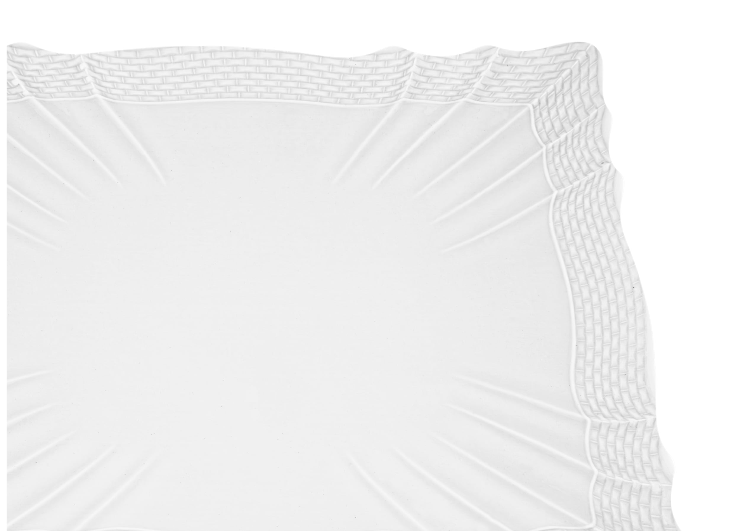 Square White Flat Plate | Vecchio Ginori | GINORI 1735