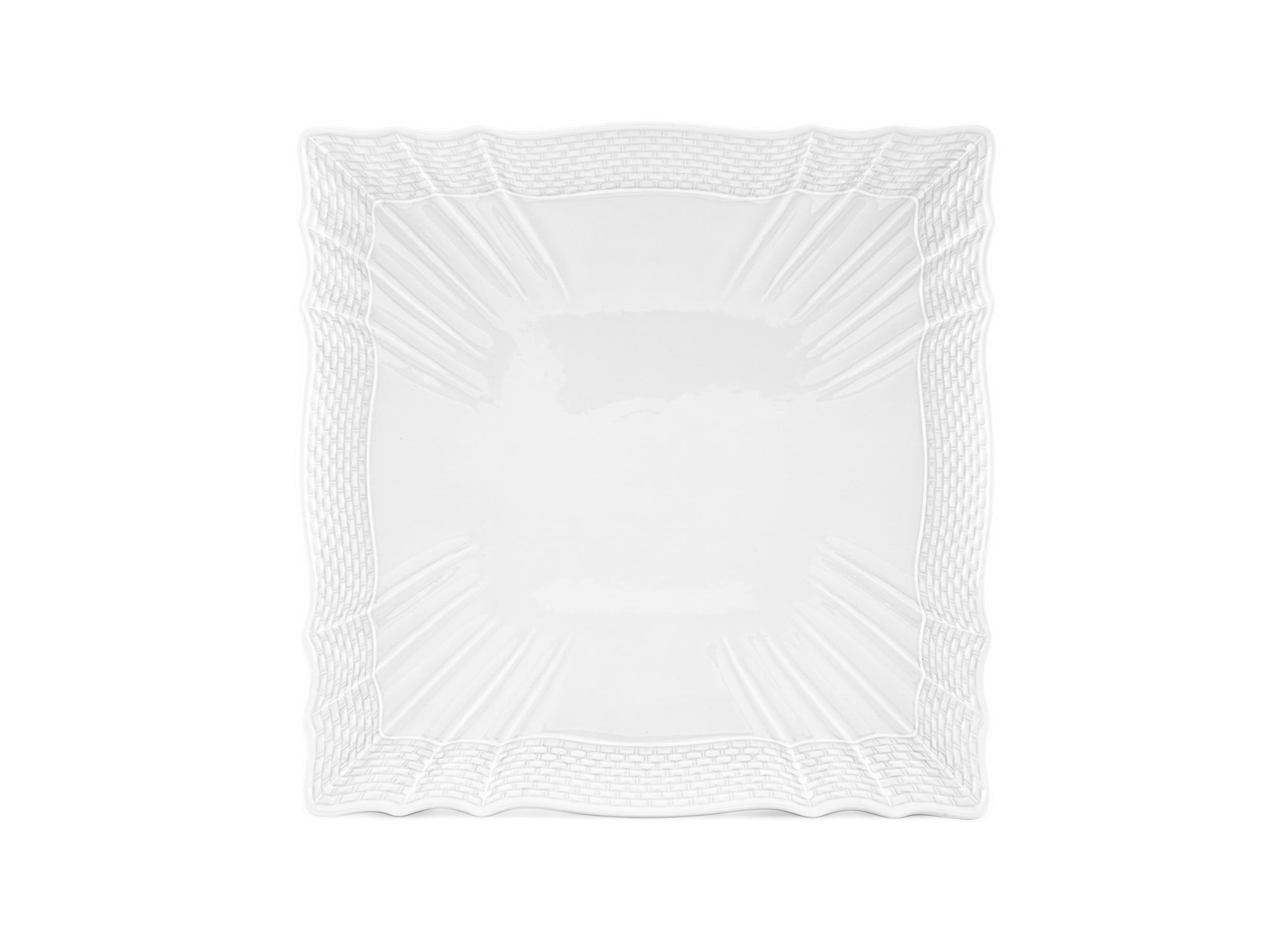 THE Vecchio Ginori `square plate´ Square White Flat Plate | Vecchio Ginori | GINORI 1735