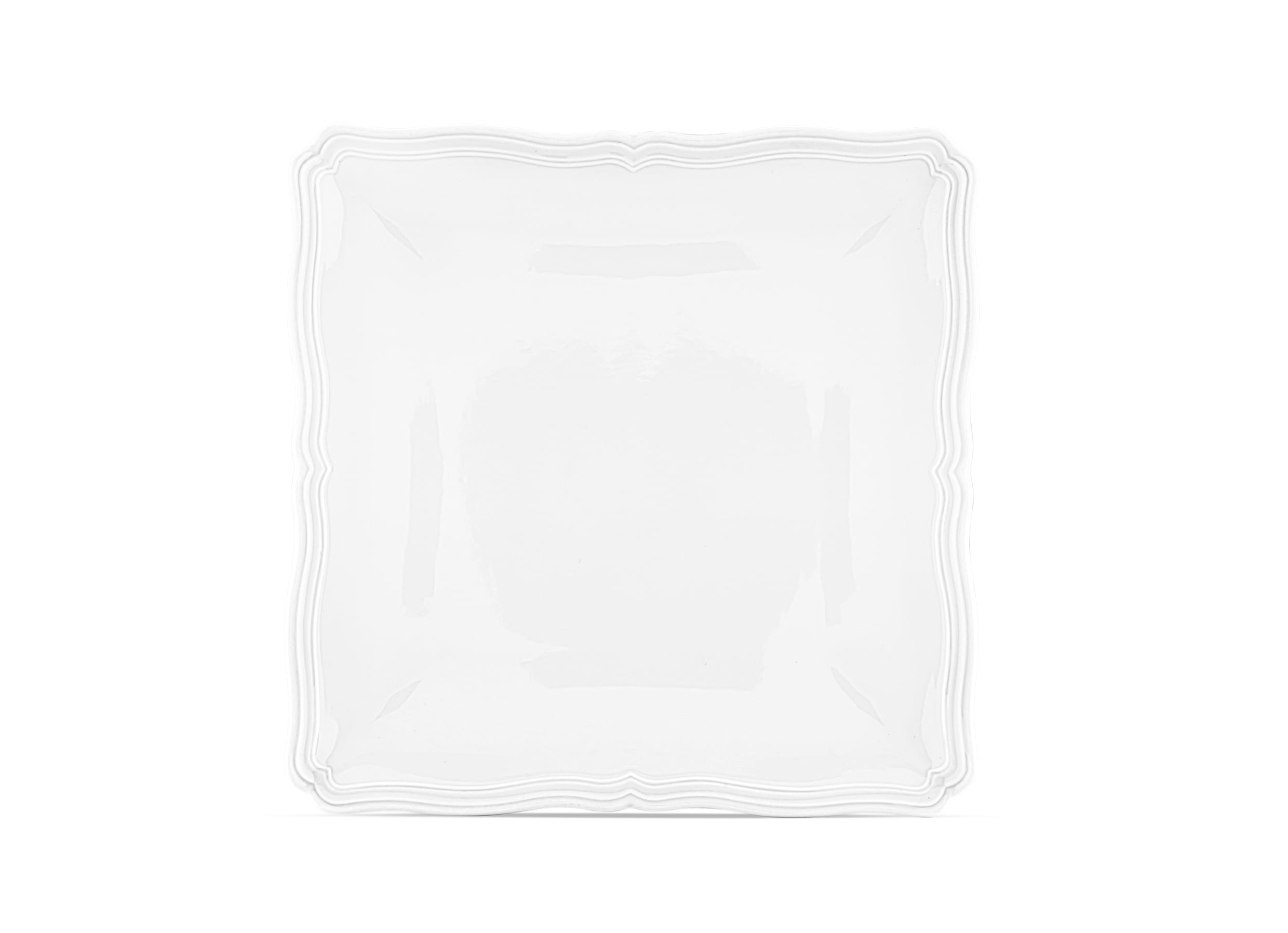 Small Square White Plate | Antico Doccia | GINORI 1735