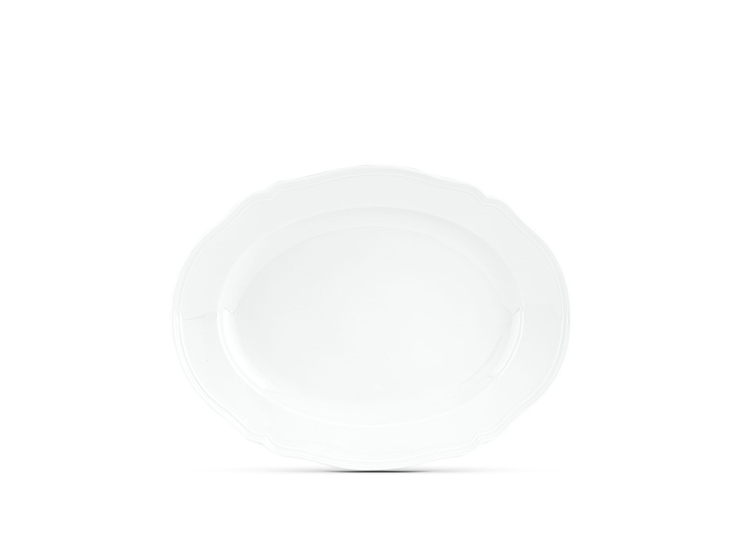 Ginori 1735 Large White Oval Platter | Antico Doccia