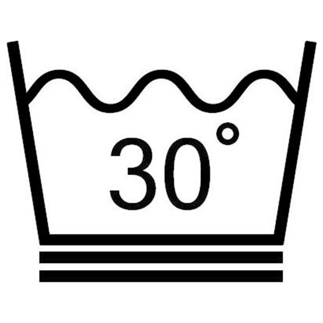 Wash max 30°/ 86 °F - mild process