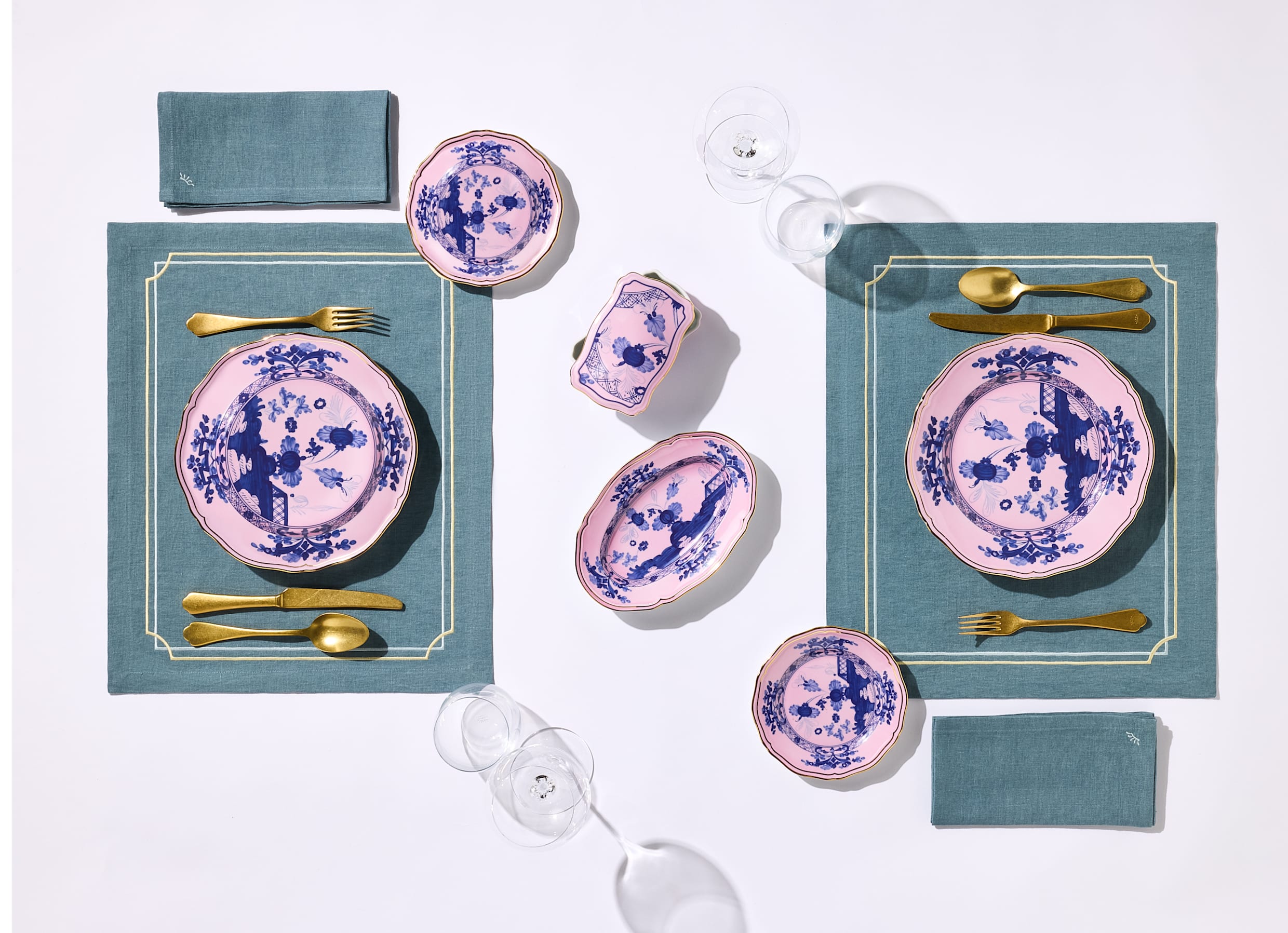 Linen placemats Oliva| Orlis | GINORI 1735